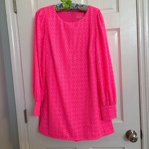 Barbiecore eyelet romper